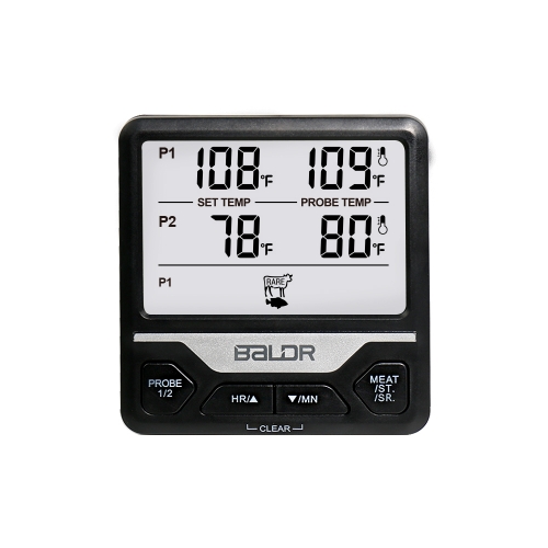 Digital Cooking Oven Thermometer With Dual Probes